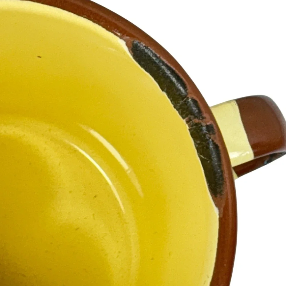 Vintage Monterrey Western Ware‎ Enamelware Mugs Set of 2